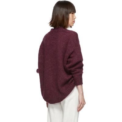 Shop Isabel Marant Burgundy Idol Sweater In 80by Burgun