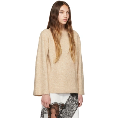 Shop 3.1 Phillip Lim Beige Lofty Sweater In Ec106 Ecru