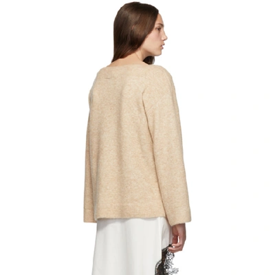 Shop 3.1 Phillip Lim Beige Lofty Sweater In Ec106 Ecru