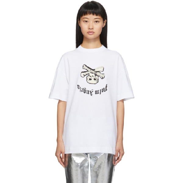 palm angels skull t shirt