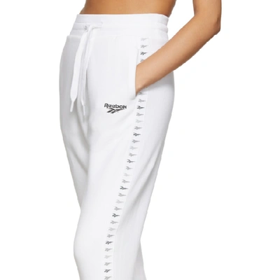 Shop Reebok Classics White Vector Lounge Pants