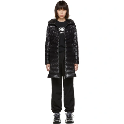 Shop Moncler Black Down Authie Jacket In 999 Black