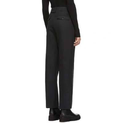 Shop Our Legacy Black Twill Service Trousers