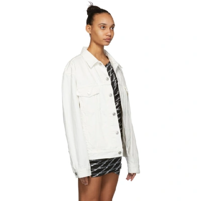 Balenciaga white hot sale denim jacket