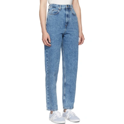 Shop Isabel Marant Étoile Blue Corsyj Jeans In 30ib Ice Bl