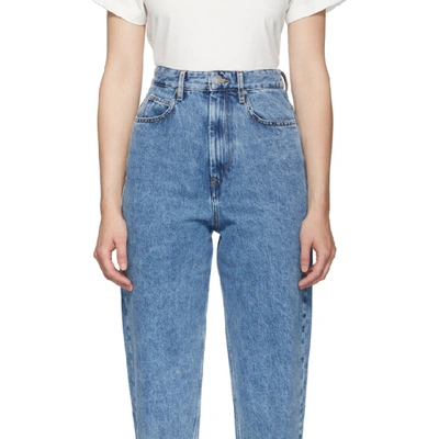 Shop Isabel Marant Étoile Blue Corsyj Jeans In 30ib Ice Bl