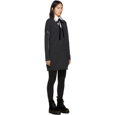 Shop Mcq By Alexander Mcqueen Mcq Alexander Mcqueen Grey Tunic Dress In 1150 Charco