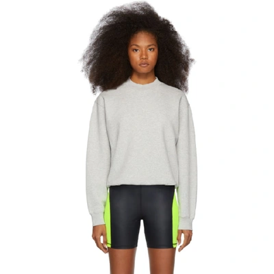 Shop Alexander Wang T Alexanderwang.t Grey Heavy French Terry Sweatshirt In 030 Heathgr