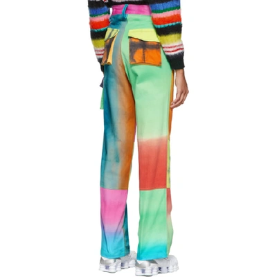 Shop Agr Ssense Exclusive Multicolor Hand-dyed Cargo Pants