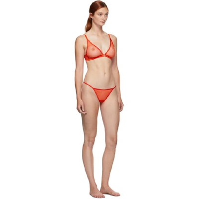 Shop Implicite Red Sublime Thong In 211 Chili