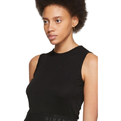 Shop Givenchy Black Plisse Dress In 001 Black