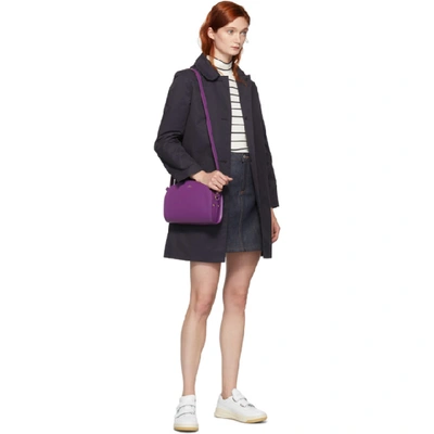 Shop A.p.c. Navy Poupee Coat In Iak Dark Na