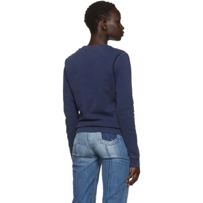 navy bleached sweatshirt
