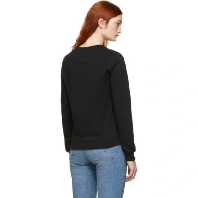 Shop Kenzo Black Eye Sweatshirt In 99 - Black