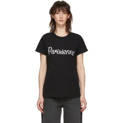 MAISON KITSUNE 黑色“PARISIENNE” T 恤