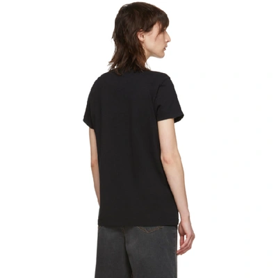 Shop Maison Kitsuné Maison Kitsune Black Parisienne T-shirt In Bk Black