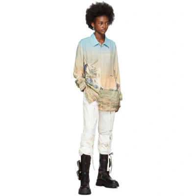 Shop Ambush Multicolor Iceberg Print Shirt