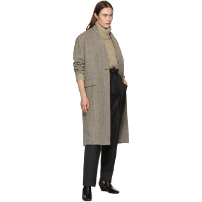 Shop Isabel Marant Étoile Isabel Marant Etoile Taupe Henlo Coat In 50ta Taupe