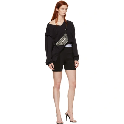 Shop Alexander Wang T Alexanderwang.t Black Utility V-neck Sweater