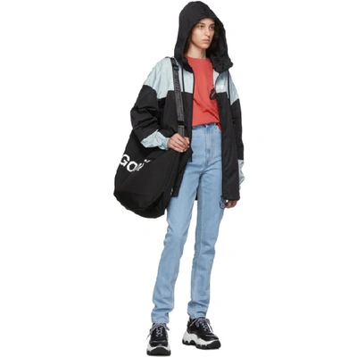 Shop Off-white Black And Silver Unfinished Windbreaker In Blk/silver