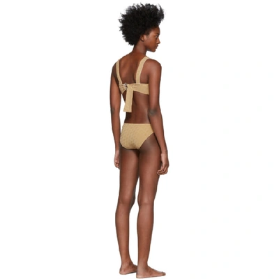 Shop Saks Potts Beige Sp Bikini In Nude