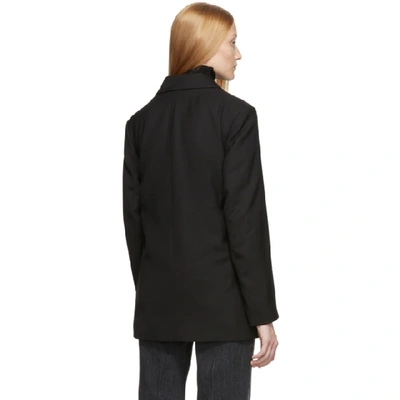 Shop Totême Toteme Black Loreo Blazer In 200 Black