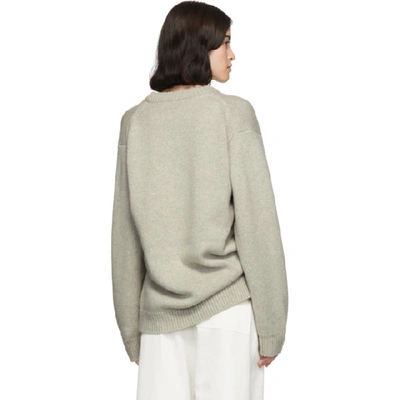 The Row Grey Vaya Sweater In Lgl Light L ModeSens