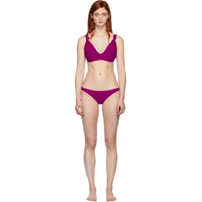 Shop Nanushka Purple Summers Bikini In Rosebud