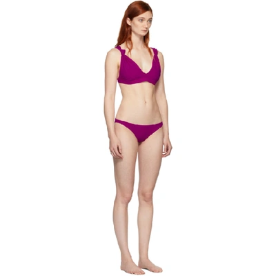 Shop Nanushka Purple Summers Bikini In Rosebud
