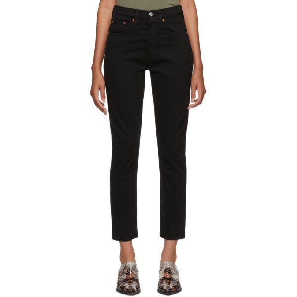 levi's 501 stretch skinny jeans black heart