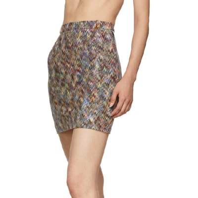 Shop Missoni Multicolor Zig Zag Miniskirt In Sm0c1 Multi