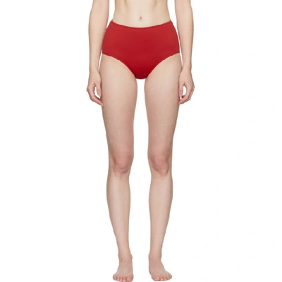 Shop Her Line Red Classic High-waist Bikini Briefs