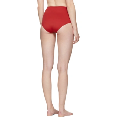 Shop Her Line Red Classic High-waist Bikini Briefs