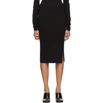 Shop Joseph Black Pencil Skirt In 0010 Black