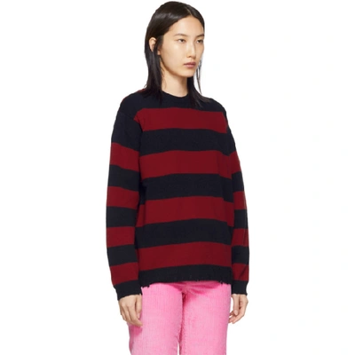 Marc Jacobs The Grunge Sweater In 600 Red