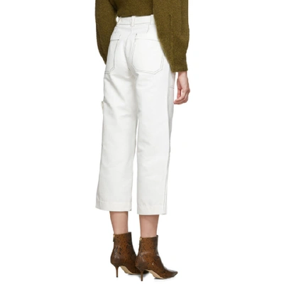 Shop 3.1 Phillip Lim / フィリップ リム 3.1 Phillip Lim Off-white Slim Cargo Trousers In Of101 Offwh