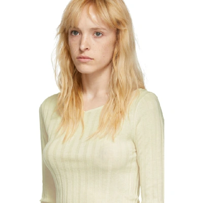 Shop Totême Toteme Off-white Toury Sweater In 110 Off-whi