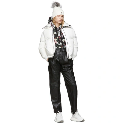 Shop Moncler White Down Inde Jacket In 033 White