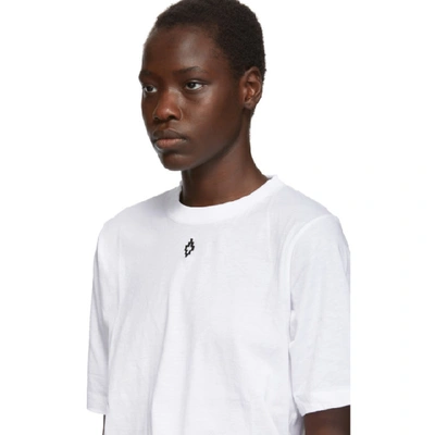 Shop Marcelo Burlon County Of Milan White Love Wings T-shirt In White/black