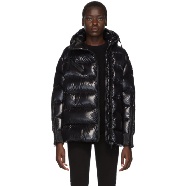 moncler black parka