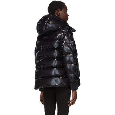 Shop Moncler Black Down Liriope Jacket In 999 Black