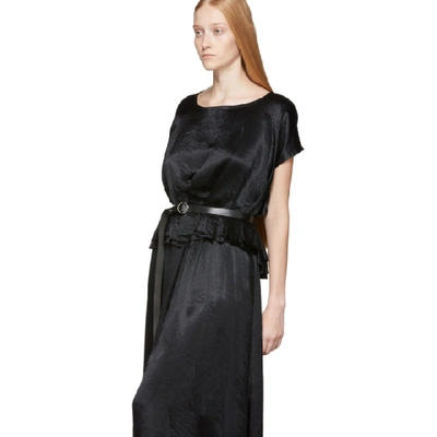 Shop Ann Demeulemeester Black Tiriel Dress