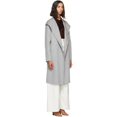 Shop Joseph Grey New Lima Coat In 0200 Grey
