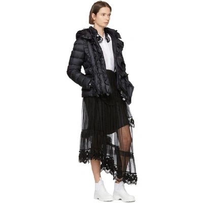 Shop Moncler Genius 4 Moncler Simone Rocha Black Tulle Skirt In 999 Black