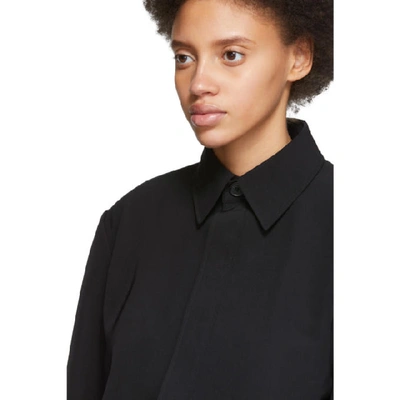 Shop Balenciaga Black Tailored Shirt In 1000 Black