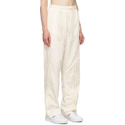 Shop Adidas Originals By Danielle Cathari White Firebird Track Pants In 077a Chlkwh