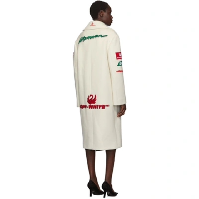 Shop Off-white Multi-logo Boyfriend Coat