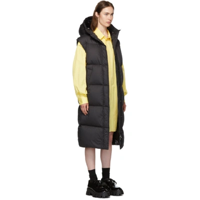 Shop Moncler Black Down Comoe Vest In 999 Black