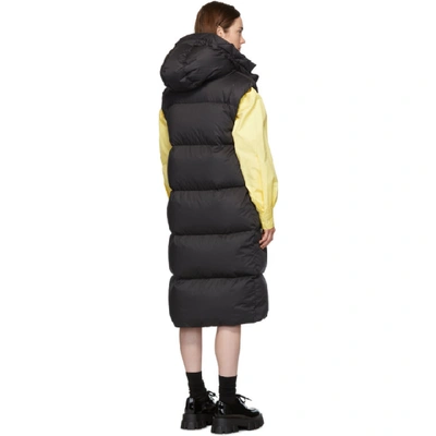 Shop Moncler Black Down Comoe Vest In 999 Black