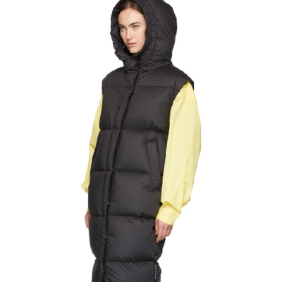 Shop Moncler Black Down Comoe Vest In 999 Black